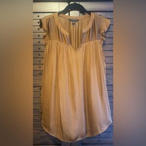 Banana Republic Satin Ruffle Top